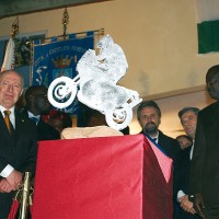 Trofeo dedicato a Fabrizio Meoni. 2005, Castiglion Fiorentino. Intitolazione Palazzetto dello Sport